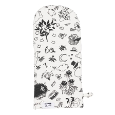 1072656 Moomin oven mitten 15x34cm b&w_2.jpg