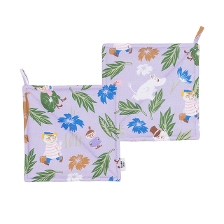 1072657 Moomin pot holder set 22x22cm prple 2pcs_1.jpg