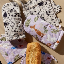 1072658 Moomin pot holder set 22x22cm b&w 2pcs_2.jpg